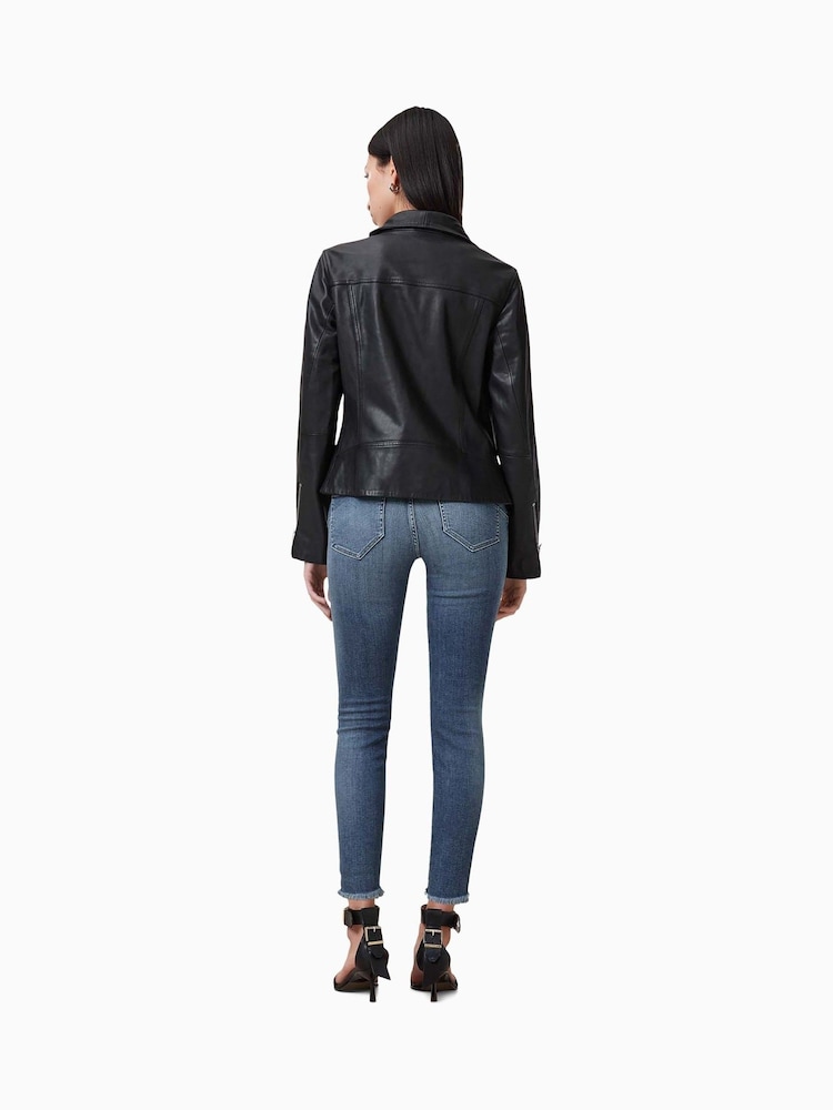 modra - Push-up kavbojke Allsaints Miller - Slika 2 iz 9