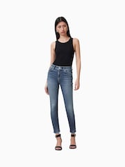 modra - Push-up kavbojke Allsaints Miller - Slika 3 iz 9