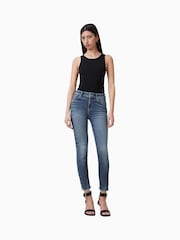modra - Push-up kavbojke Allsaints Miller - Slika 4 iz 9
