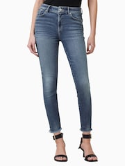 modra - Push-up kavbojke Allsaints Miller - Slika 5 iz 9
