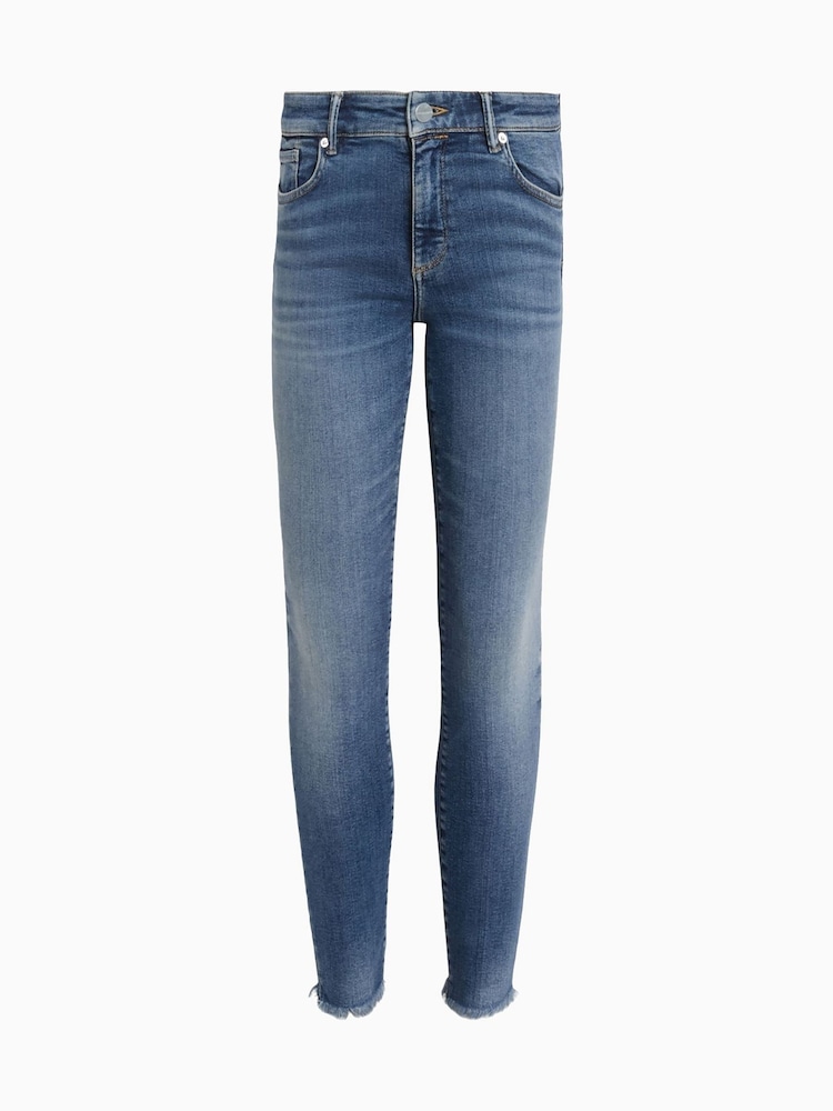 modra - Push-up kavbojke Allsaints Miller - Slika 9 iz 9