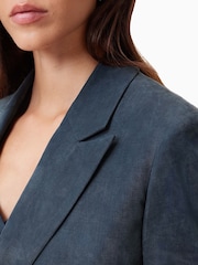 Синий - AllSaints Averie Ten Blazer - Image 2 of 6