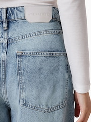 AllSaints Blue Jett Barrel Jeans - Image 7 of 8
