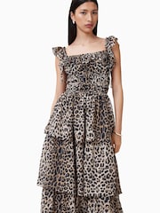 AllSaints Animal Solonda Dress - Image 5 of 7