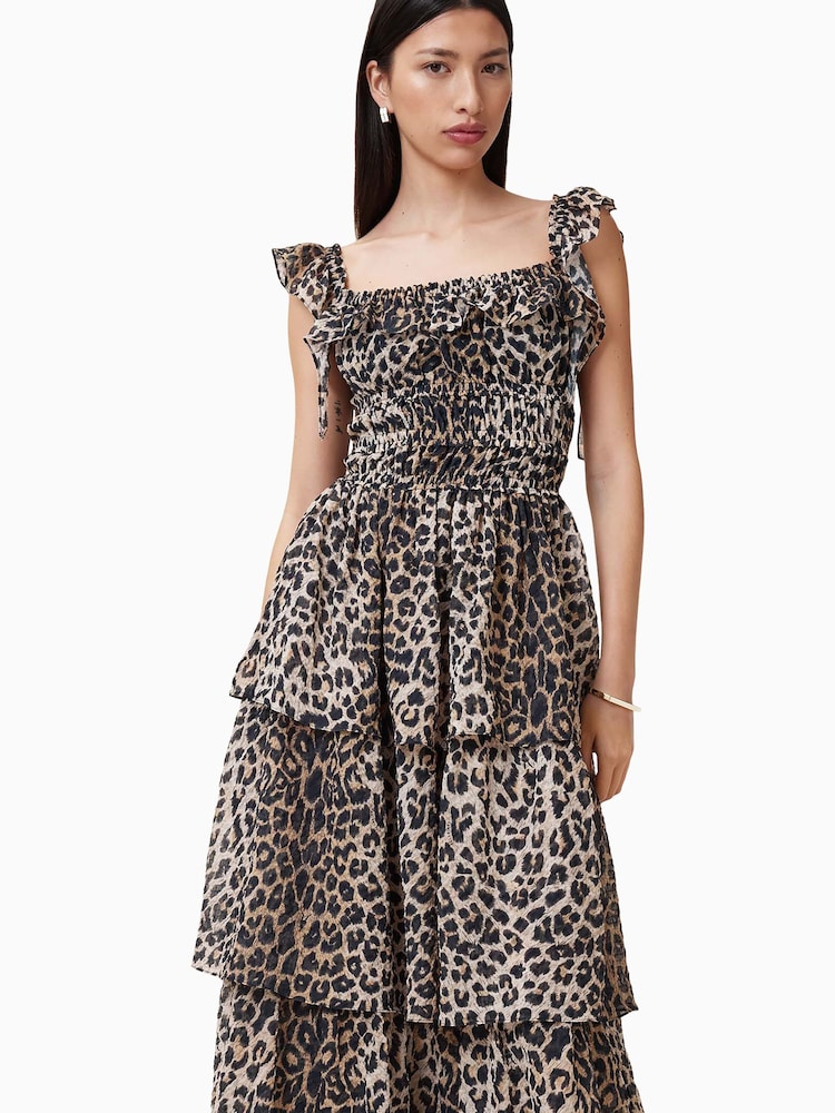 AllSaints Animal Solonda Dress - Image 5 of 7