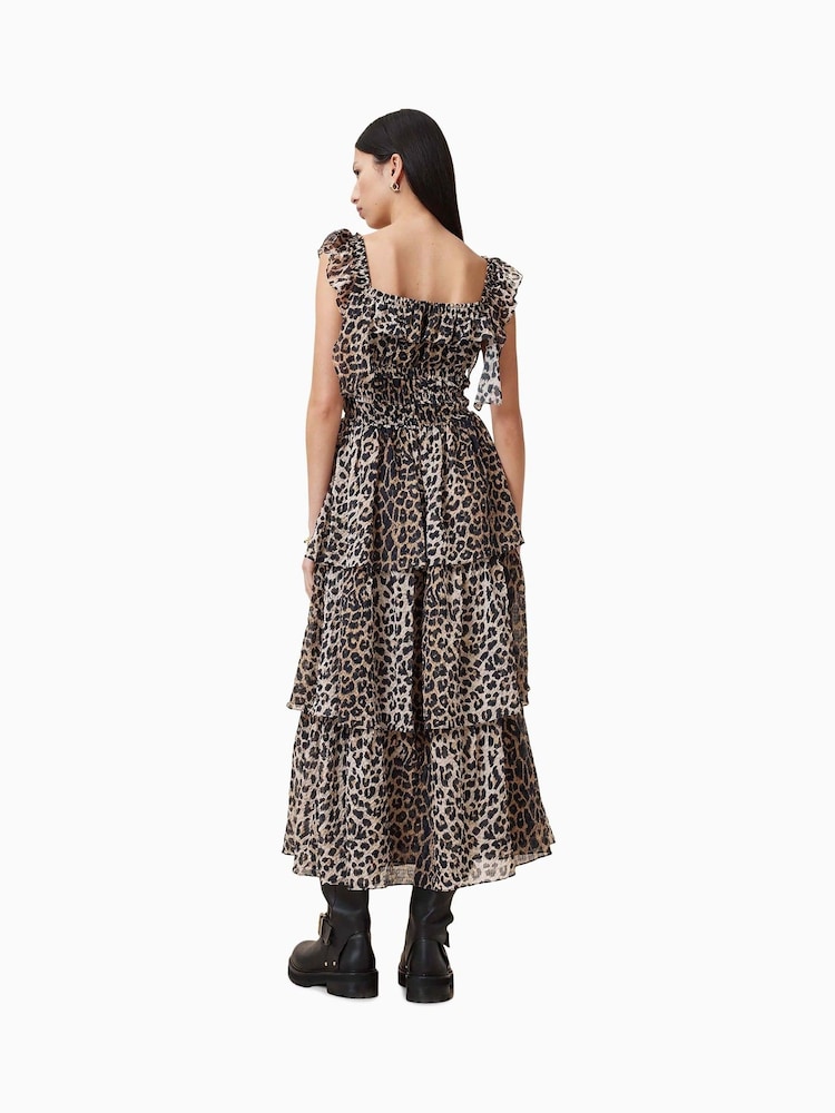 AllSaints Animal Solonda Dress - Image 6 of 7