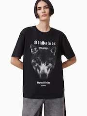 AllSaints Dawn Boyfriend 100% Organic Cotton T-Shirt - Image 1 of 10