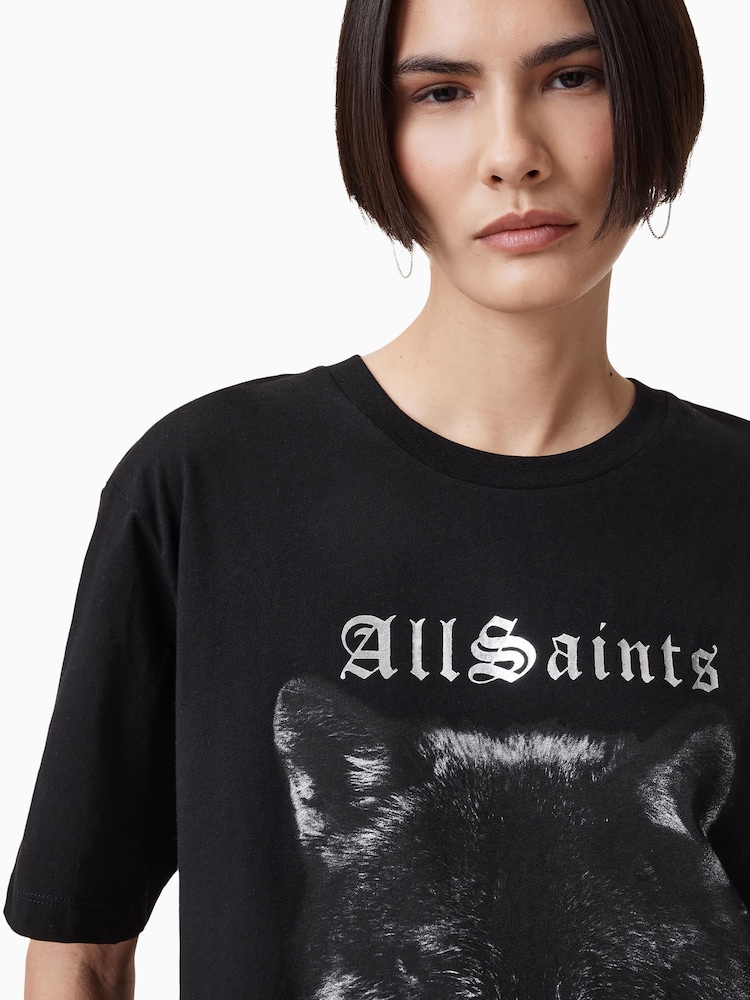 AllSaints Dawn Boyfriend 100% Organic Cotton T-Shirt - Image 2 of 10