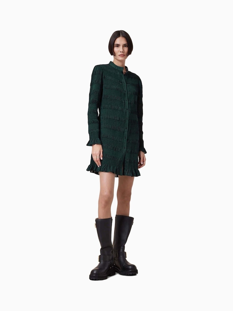AllSaints White Meg Mini Dress - Image 1 of 8