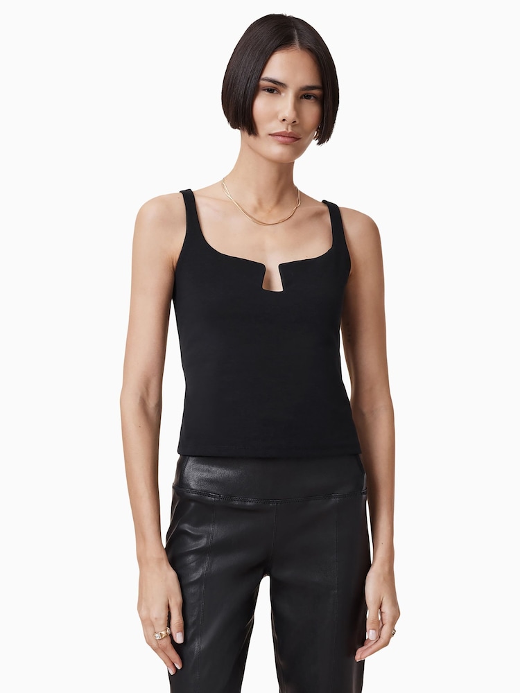 AllSaints Black Mio Cami - Image 3 of 7