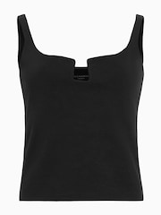 AllSaints Black Mio Cami - Image 7 of 7