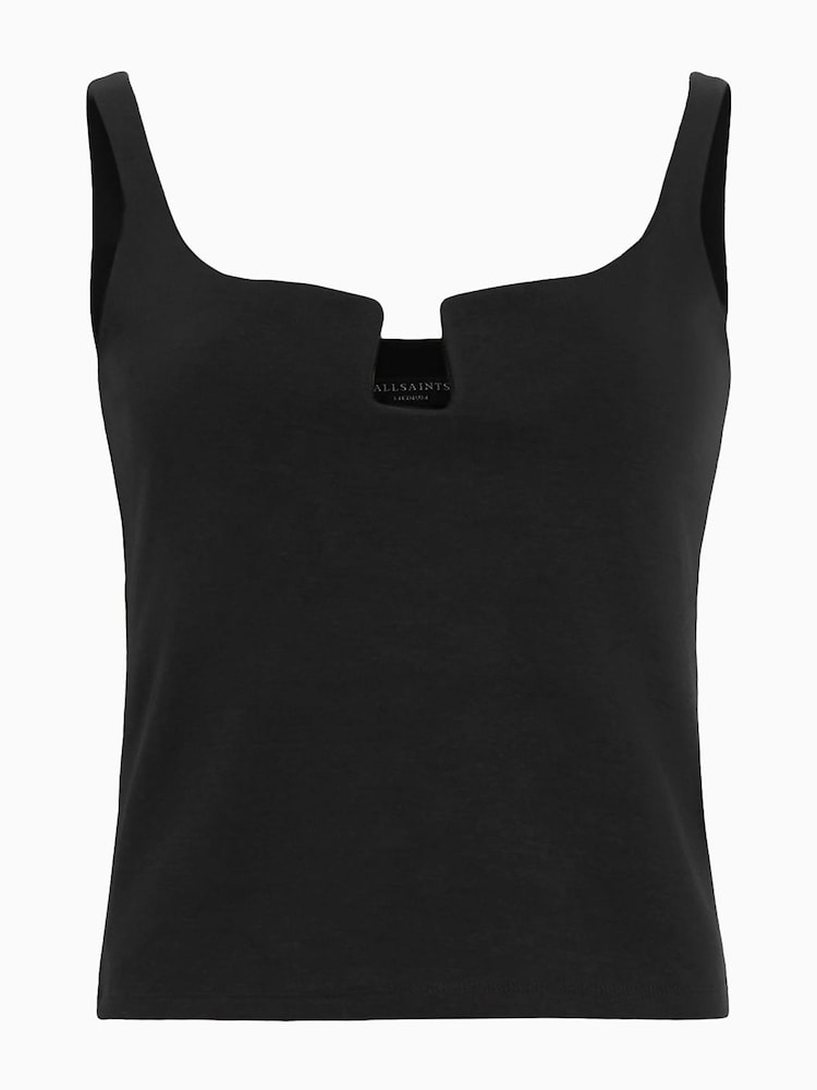AllSaints Black Mio Cami - Image 7 of 7 AllSaints Black Mio Cami - Image 7 of 7