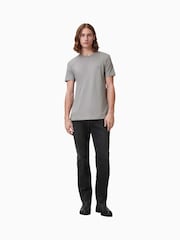 AllSaints Fossil Grey Tonic Short Sleeve Crew 100% Organic Cotton T-Shirt - Image 4 of 6