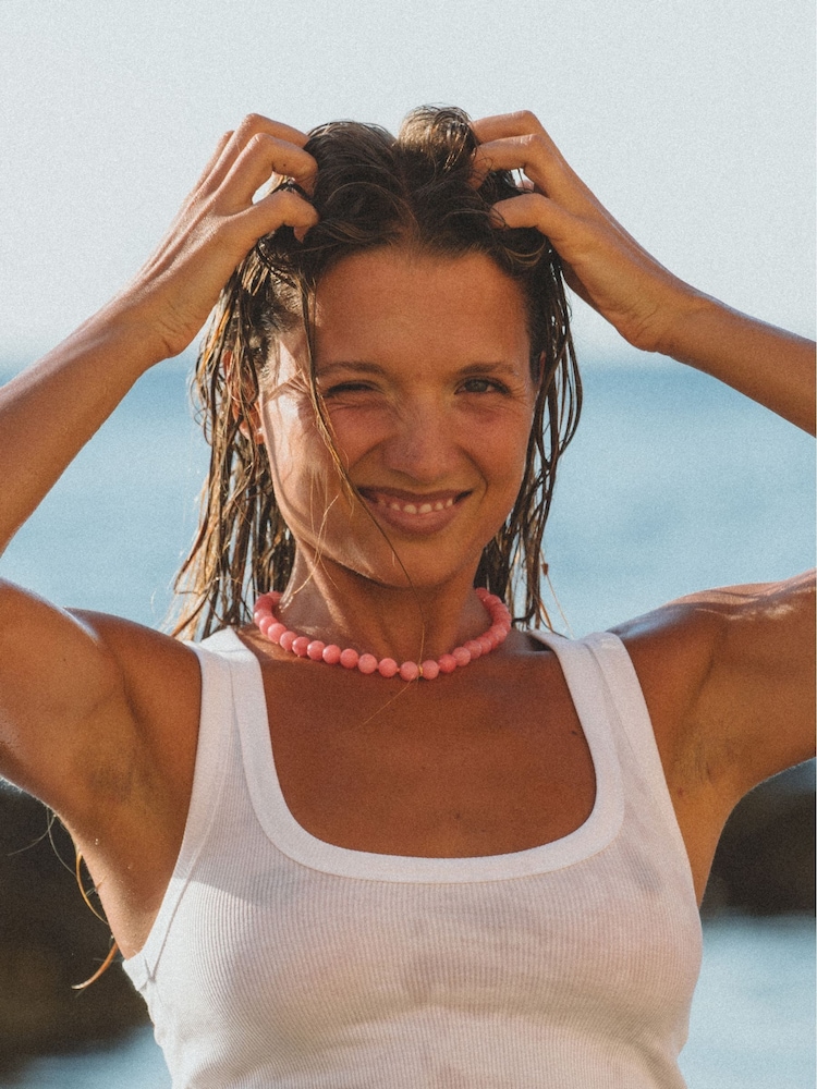Anni Lu Pink Ball Necklace - Image 2 of 3