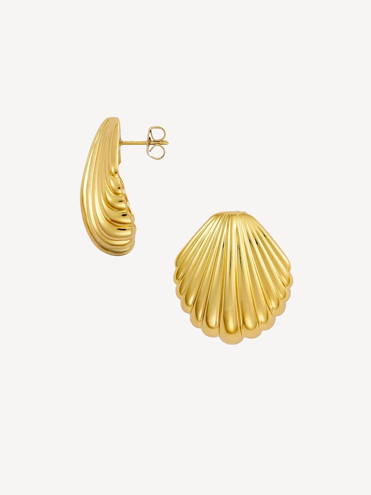 Anni Lu Gold Tone Ocean Treasure Earrings - Image 1 of 4