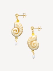 Anni Lu Gold Tone Seaside Earrings - Image 1 of 2