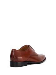 Dune London Brown Salisbury Classic Derby Patent Shoes - Image 4 of 6