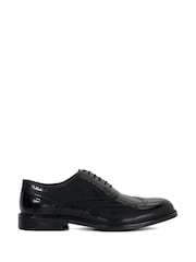 Dune London Black Wide Fit Solihull Oxford Shoes - Image 2 of 6