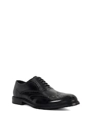 Dune London Black Wide Fit Solihull Oxford Shoes - Image 3 of 6