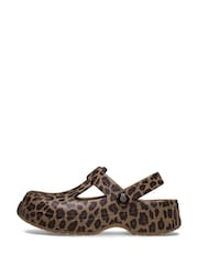 Crocs Animal Print Kids Mary Jane Animal Clogs - Image 2 of 7