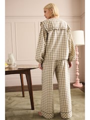 Black/White Check Button Through Pyjamas - Image 5 of 6