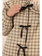 Black/White Check Button Through Pyjamas - Image 6 of 6