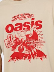 Only & Sons Grey Oasis Band Relaxed Fit T-Shirt - Image 5 of 5