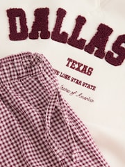 Red Check Sweatshirt and Flannel Pyjamas Set - Image 3 of 3