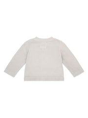 Emile Et Rose Natural True Knit Baby 100% Cotton Cardigan - Image 3 of 4