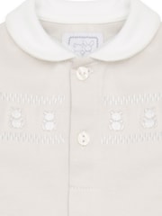 Emile Et Rose Front Open All-In-One with Collar, Emb Teddy Panel & Hat - Imagen 4 de 5