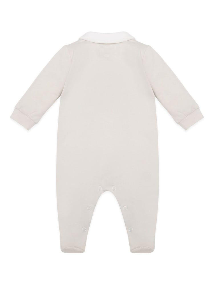 Emile Et Rose Front Open All-In-One with Collar, Emb Teddy Panel & Hat - Imagen 5 de 5
