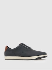 Schuh Blue Wells Lace-Up Trainers - Image 1 of 4