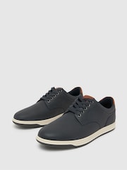Schuh Blue Wells Lace-Up Trainers - Image 3 of 4