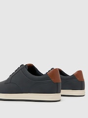 Schuh Blue Wells Lace-Up Trainers - Image 4 of 4