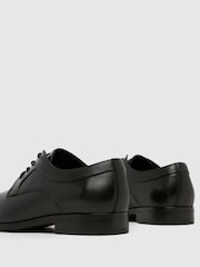 Schuh Rail Leather Derby Black Shoes - Image 4 of 4