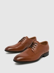 Schuh Ross Lace-Up Derby Brown Shoes - Slika 3 iz 4