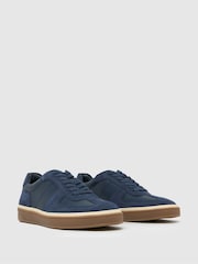 Schuh Blue Walker Suede Gum Trainers - Image 2 of 4