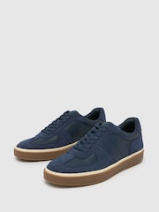 Schuh Blue Walker Suede Gum Trainers - Image 3 of 4