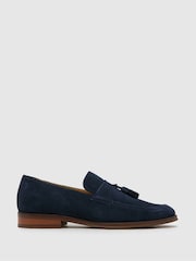 Schuh Blue Ronen Suede Loafers - Image 1 of 4