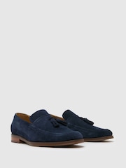 Schuh Blue Ronen Suede Loafers - Image 2 of 4