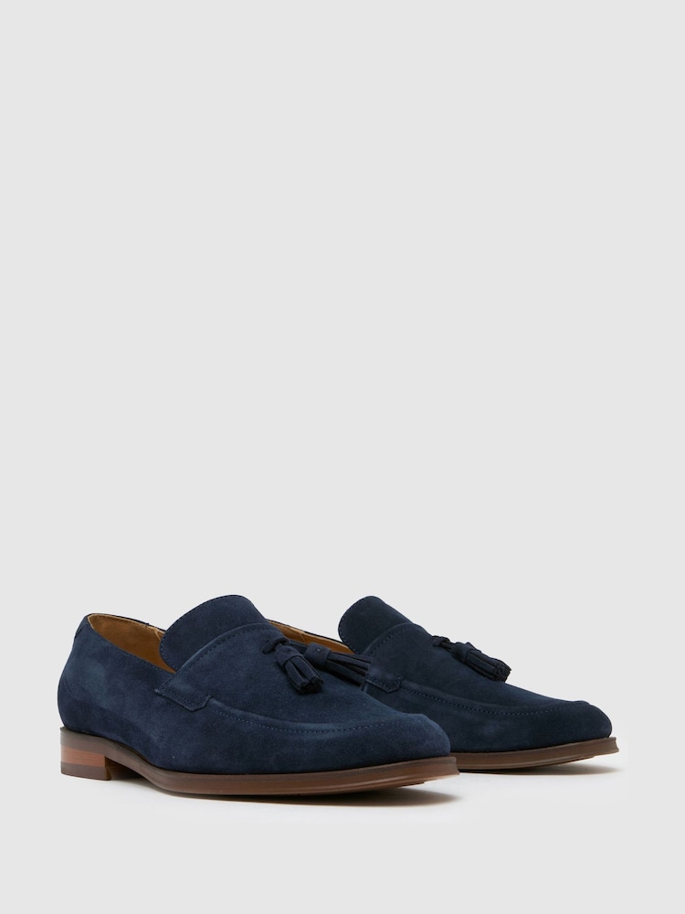 Schuh Blue Ronen Suede Loafers - Image 2 of 4