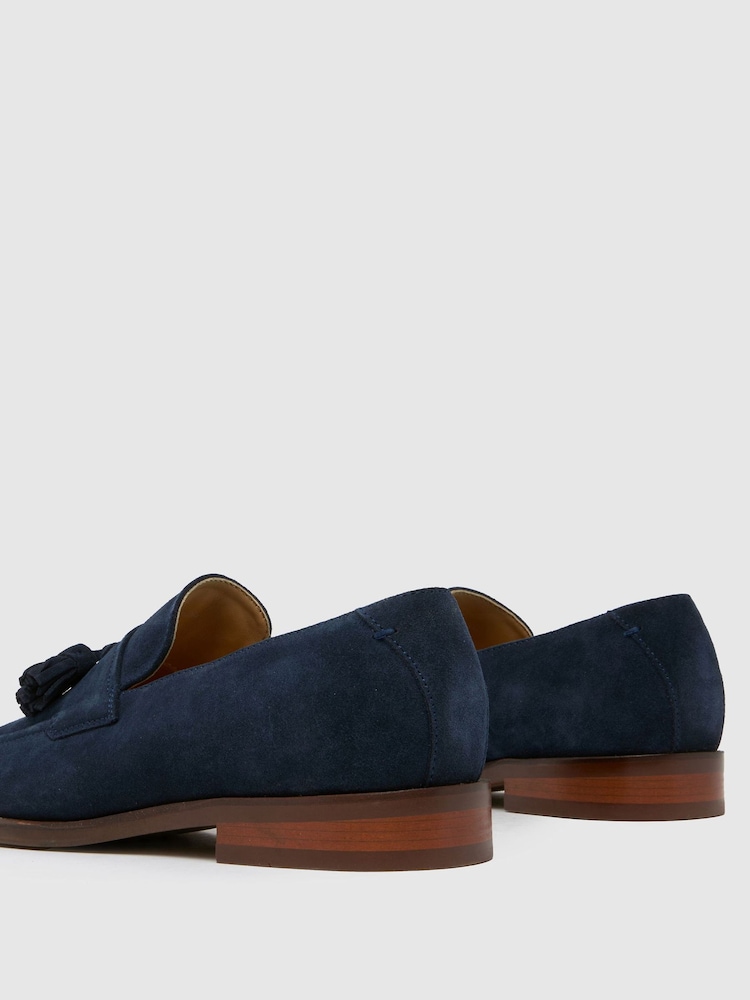 Schuh Blue Ronen Suede Loafers - Image 4 of 4