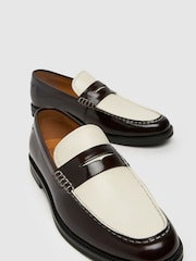 Schuh Richard Leather Brown Loafers - Image 3 of 4