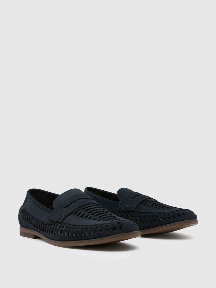 modra - Schuh EC WF Reem Woven Loafers - Slika 2 iz 4