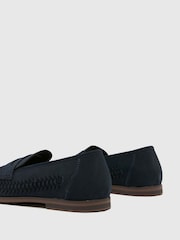 modra - Schuh EC WF Reem Woven Loafers - Slika 4 iz 4