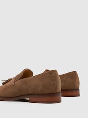 Schuh Ronen Suede Brown Loafers - Image 4 of 4