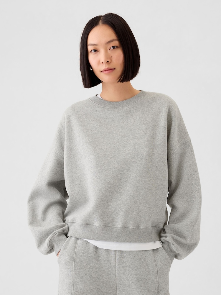 Grau - Gap – Vintage-Sweatshirt mit Rundhalsausschnitt - Bild 1 von 4 Grau - Gap – Vintage-Sweatshirt mit Rundhalsausschnitt - Bild 1 von 4