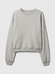 Gap Grey Vintage Soft Wedge Crew Neck Sweatshirt - Image 4 of 4