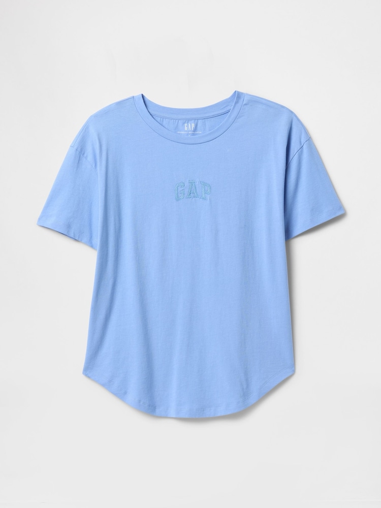 Gap Blue Arch Logo T-Shirt - Image 5 of 5