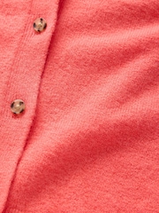 Gap Coral Pink CashSoft Lightweight Crew Neck Cardigan - Image 5 of 5